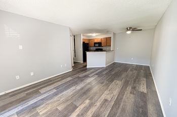 Luxury vinyl plank flooring
